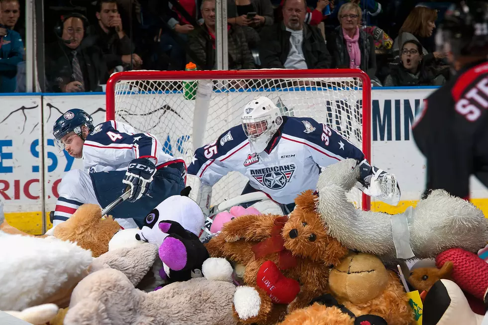 Teddy Bear Toss Returns Tonight at Americans Hockey Game